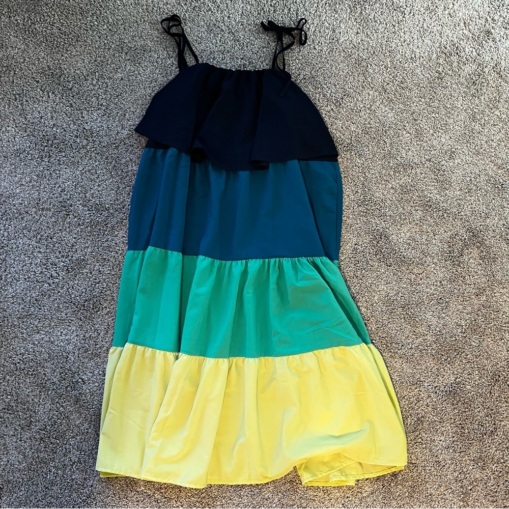 Time and Tru Navy Dress with Straps
